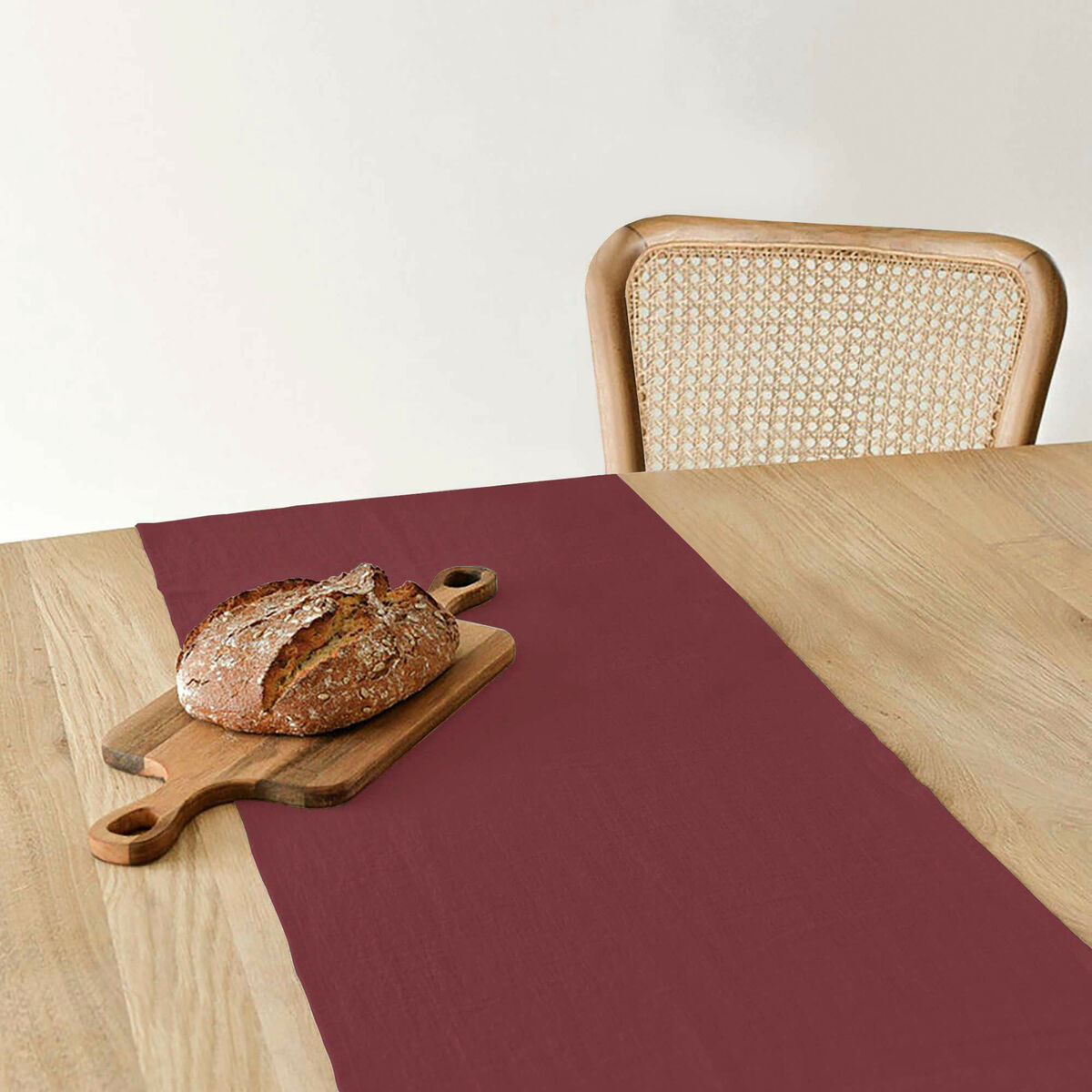 Bordslöpare Belum Bordeaux 45 x 140 cm